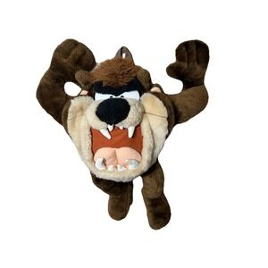 VINTAGE 1997 LOONEY TUNES TAZMANIAN DEVIL TAZ PLUSH ADJUSTABLE STRAPS BACKPACK